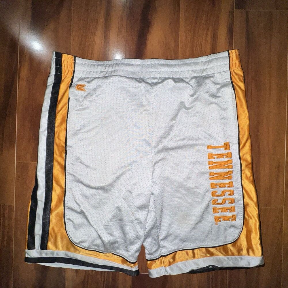 VTG Colosseum Tennessee Volunteers Basketball Shorts Gray Orange Men’s M NCAA